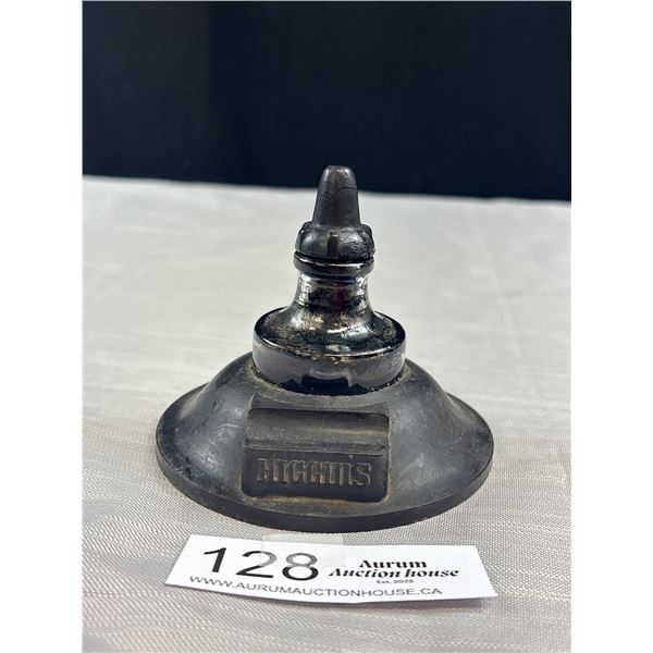 "Higgins" Advertising Ink Stand 1940s