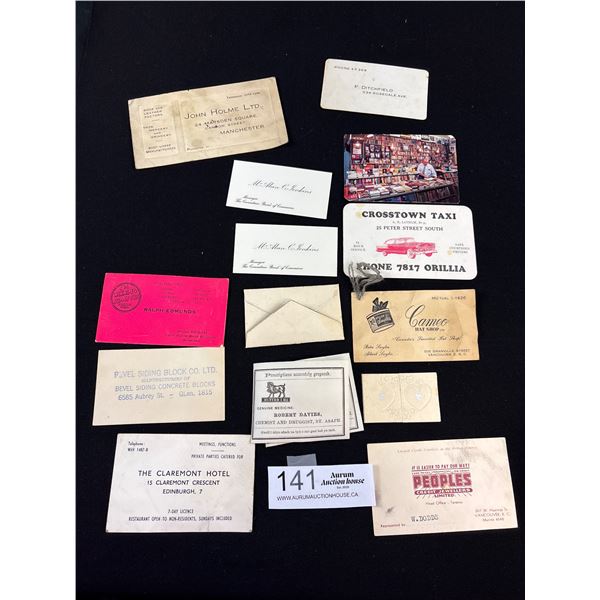 A Lot of Vintage Calling + Buisness Cards etc