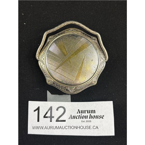 An Art Deco Compact w/ Swing Handle 1930