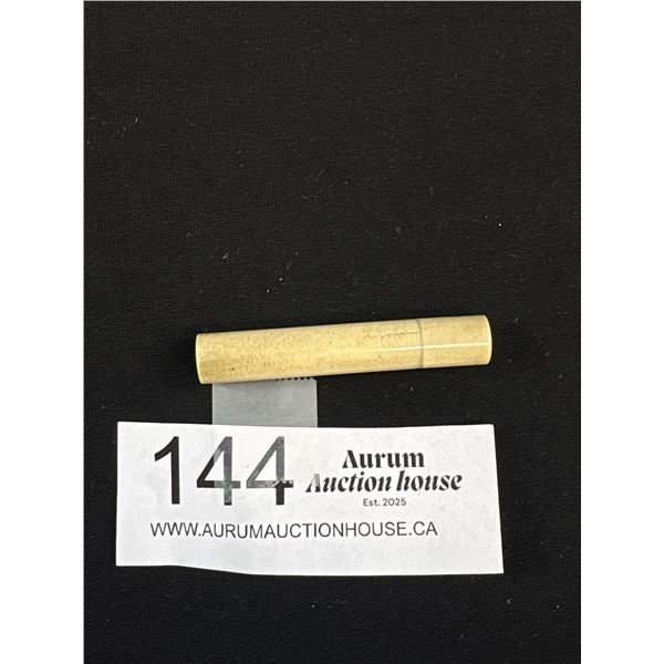 A 19th Century Turned Bone Needle Case Circa 1860