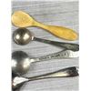 Image 3 : 4 Antique Salt Spoons (Various)