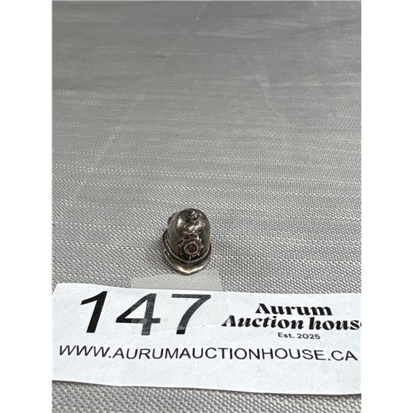 English Police/Bobby Hat Hallmarked Sterlling Pendant