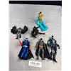Image 1 : Vintage Lot of Batman and Wonder Woman Figurines