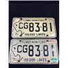 Image 2 : Pair of 1074 Manitoba License Plates Plus BC Plates etc