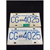 Image 4 : Pair of 1074 Manitoba License Plates Plus BC Plates etc