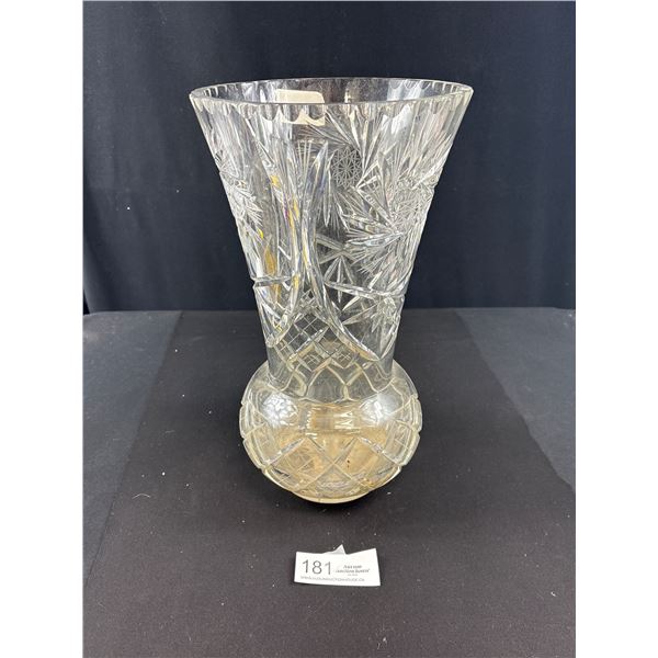 Large Crystal Vase Pinwheel