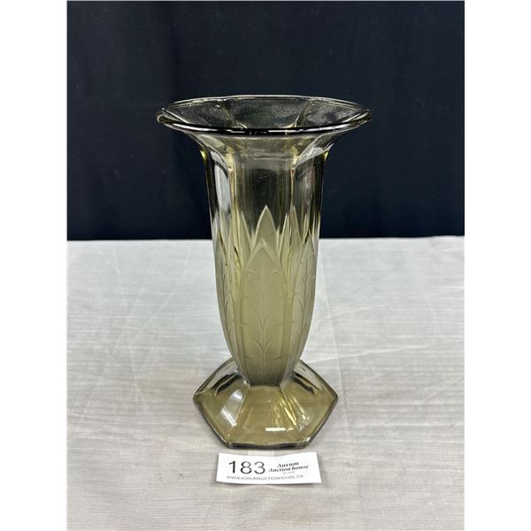 Very Nice Art Deco Czech Glass Vase