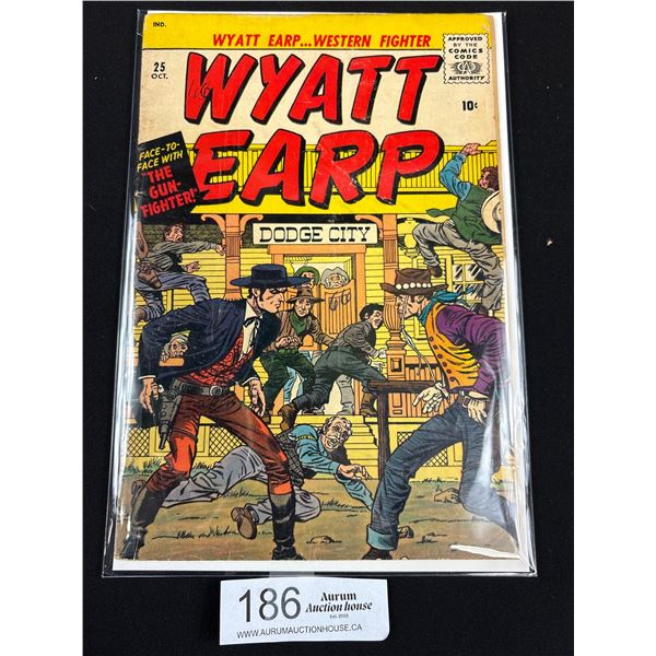 Vintage Wyatt Earp 10Cent Comic on Board in Bag