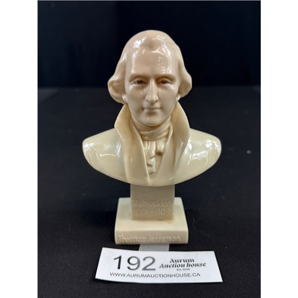 Vintage Thomas Jefferson President Commerative Bust