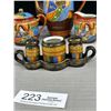 Image 6 : A Japanese HandPainted Satsuma Tea set with Condiment set