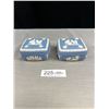 Image 1 : Two Vintage Wedgwood Jasperware Lidded Trinket Boxes