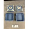 Image 2 : Two Vintage Wedgwood Jasperware Lidded Trinket Boxes
