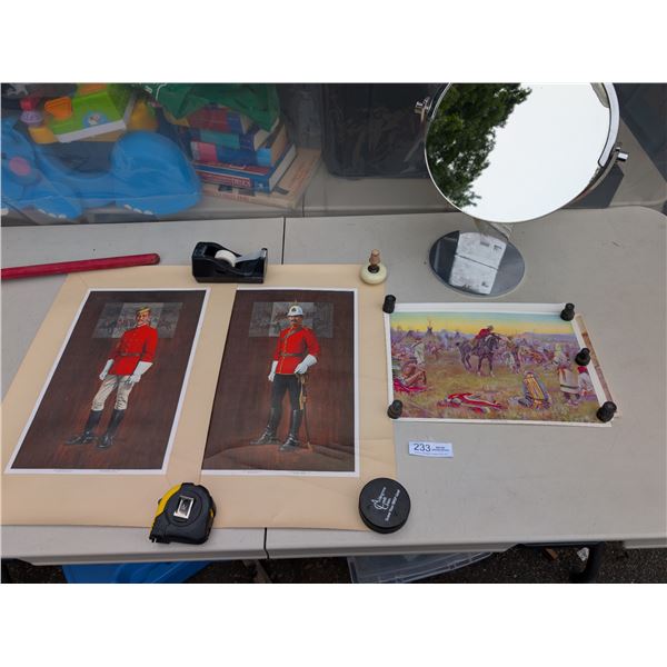 Lot of Vintage RCMP Prints