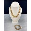 Image 2 : Large Lot of Gold and Silver Toned Necklaces and Bracelets