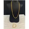 Image 3 : Large Lot of Gold and Silver Toned Necklaces and Bracelets