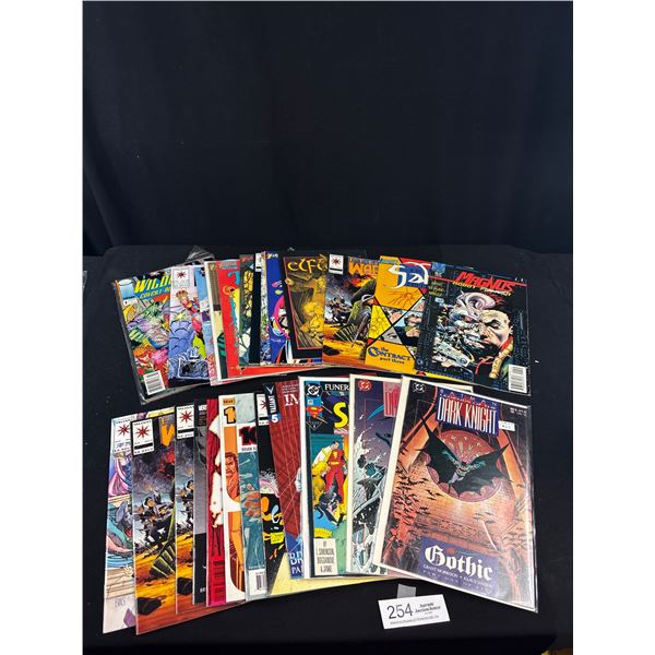Large Lot of Vintage Comics Some on Board and Bag