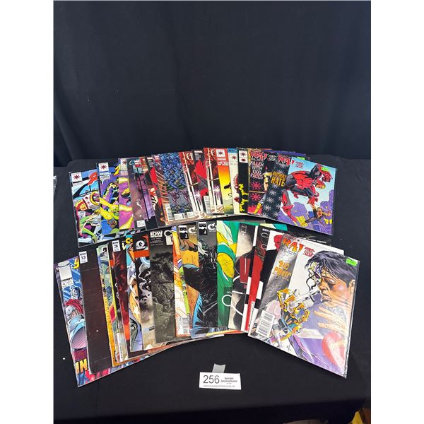 Large Lot of Vintage Comics Some on Board and Bag