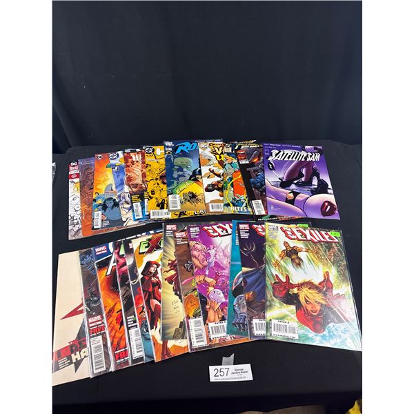 Large Lot of Vintage Comics Some on Board and Bag