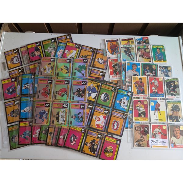 Mixed lot of 2002 O-Pee-Chee Re Print Hockey Cards and 2019 O-Pee-Chee Hockey Crads
