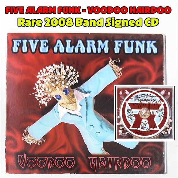 FIVE ALARM FUNK VOODOO HAIRDOO - SIGNED CD