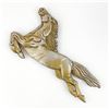 Image 1 : VTG CAST ALUMINUM REARING HORSE WALL PLAQUE