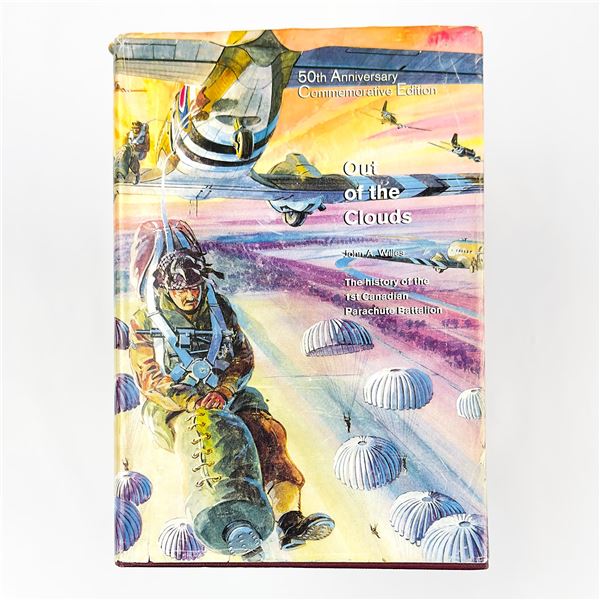 VTG OUT OF THE CLOUDS CANADIAN PARACHUTE BOOK