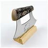 Image 3 : VINTAGE ALASKAN ULU KNIFE WITH DISPLAY STAND