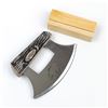 Image 5 : VINTAGE ALASKAN ULU KNIFE WITH DISPLAY STAND