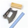 Image 6 : VINTAGE ALASKAN ULU KNIFE WITH DISPLAY STAND