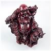 Image 10 : LAUGHING BUDDHA STATUE WITH DRAGON LINXIN
