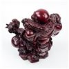 Image 11 : LAUGHING BUDDHA STATUE WITH DRAGON LINXIN