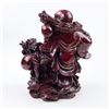 Image 5 : LAUGHING BUDDHA STATUE WITH DRAGON LINXIN