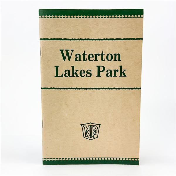 WATERON LAKES NATIONAL PARK - VTG HISTORY BOOK