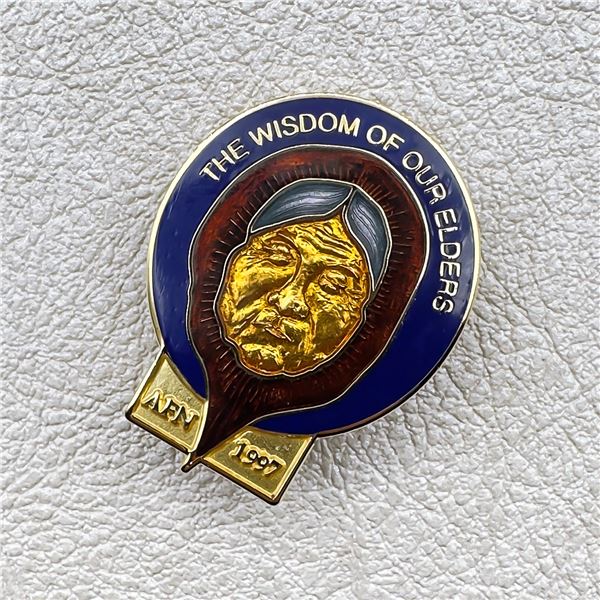 1997 AFN THE WISDOM OF OUR ELDERS ENAMEL PIN