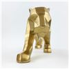 Image 3 : GEOMETRIC LEOPARD PANTHER STATUE SCULPTURE