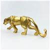 Image 7 : GEOMETRIC LEOPARD PANTHER STATUE SCULPTURE