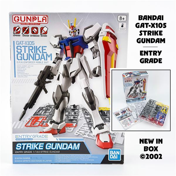 BANDAI ENTRY GRADE 1/144 STRIKE GUNDAM MODEL