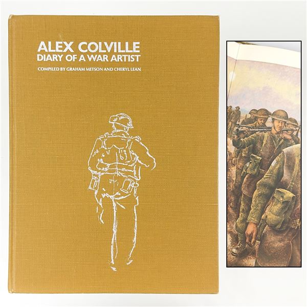 ALEX COLVILLE DIARY OF A WAR ARTIST VINTAGE BOOK