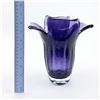 Image 13 : MURANO STYLE STUDIO ART GLASS HANDKERCHIEF VASE