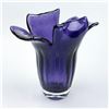 Image 5 : MURANO STYLE STUDIO ART GLASS HANDKERCHIEF VASE