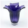 Image 6 : MURANO STYLE STUDIO ART GLASS HANDKERCHIEF VASE