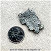 Image 2 : VINTAGE RAWCLIFFE PEWTER RABBIT ON SLED PENDANT