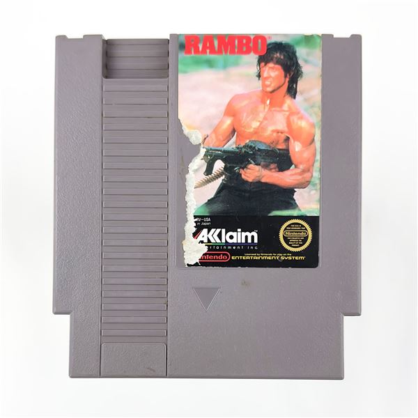 RAMBO NINTENDO NES SYSTEM CAME CARTRIDGE
