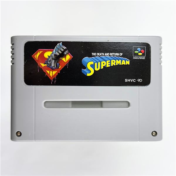 DEATH AND RETURN OF SUPERMAN SUPER FAMICOM