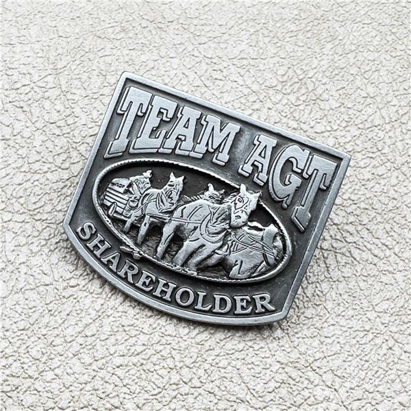 VINTAGE TEAM AGT SHAREHOLDER CHUCKWAGON PIN