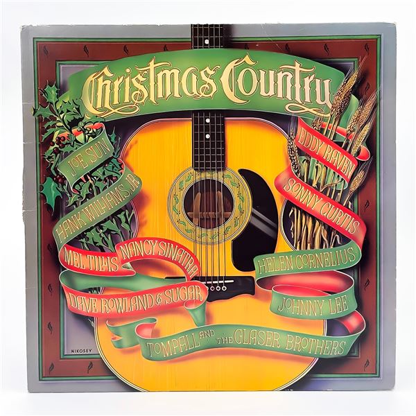 CHRISTMAS COUNTRY VINYL LP RECORD ALBUM