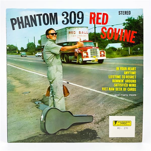PHANTOM 309 RED SOVINE VINYL LP RECORD ALBUM