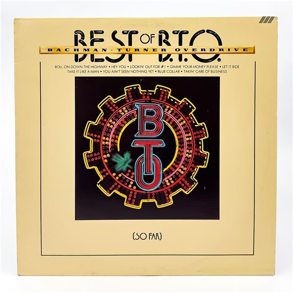 BACHMAN-TURNER OVERDRIVE BEST OF BTO  - SO FAR