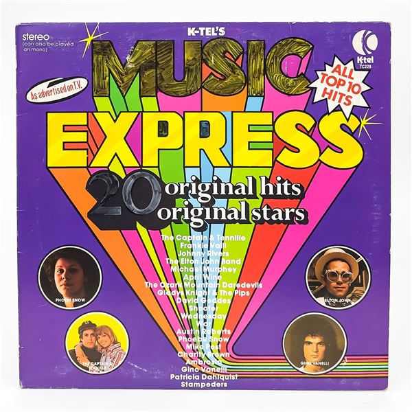 K-TEL'S MUSIC EXPRESS ORIGINAL HITS - ORIGINAL STARS