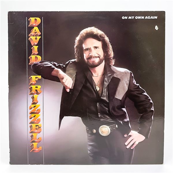 DAVID FRIZZELL ON MY OWN AGAIN VINYL LP ALBUM